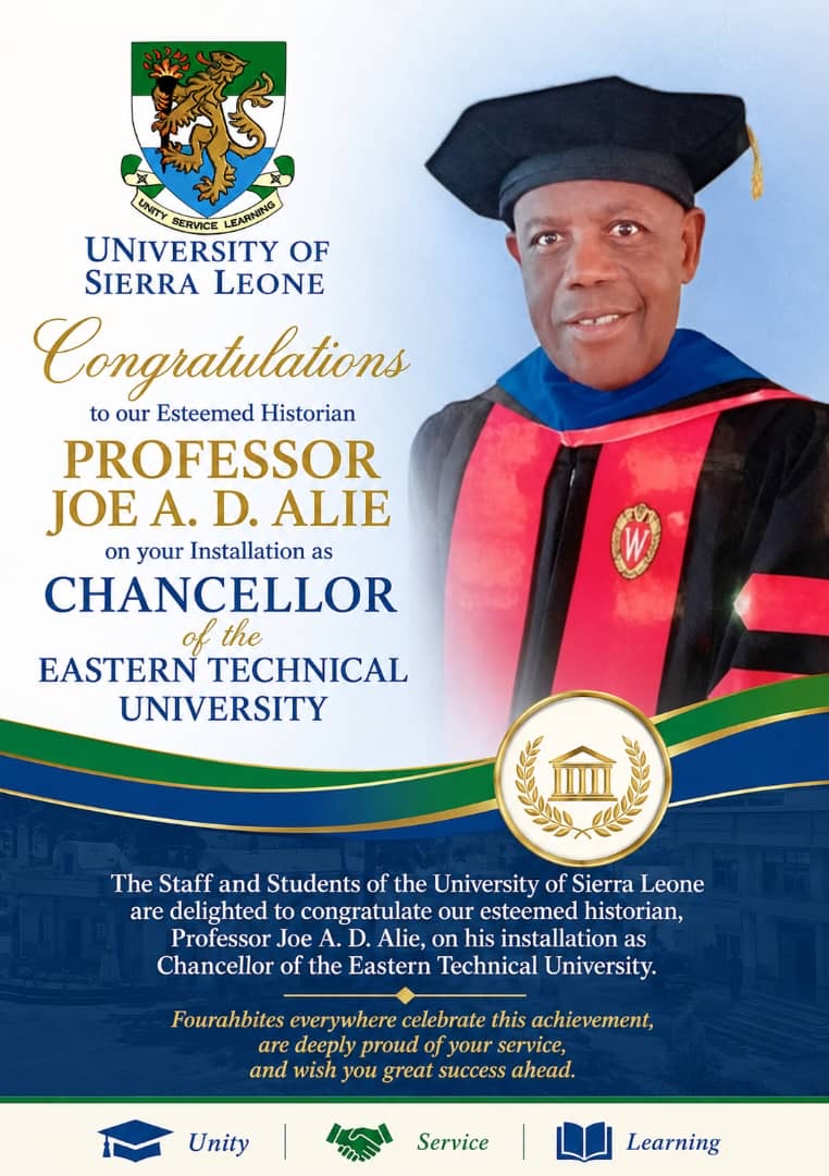 *Professor Joe A.D. Alie: A Life of Scholarship, Leadership, and National Service*
